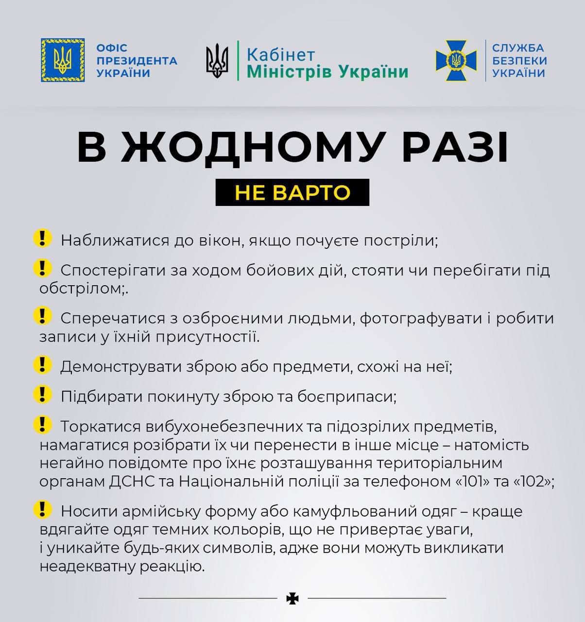 В жодному разі не варто!!!
