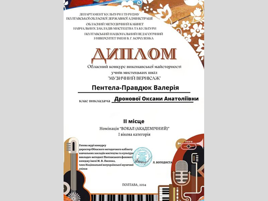 Музичний вернісаж 2024