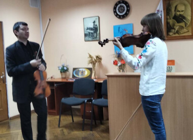 Майстер клас в Полтавському музичному коледжі ім.М.В.Лисенка