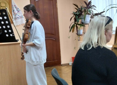 Майстер клас в Полтавському музичному коледжі ім.М.В.Лисенка