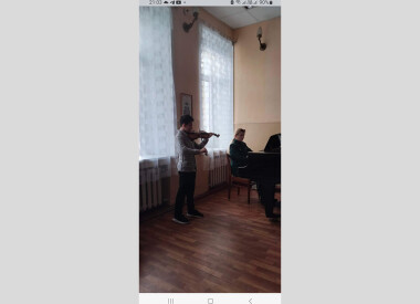 Прослуховування учнів на предмет участі в обласному конкурсі камерних ансамблів "Музичний калейдоскоп"