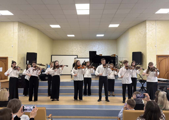 Звітний концерт фортепіанного та скрипкового відділів