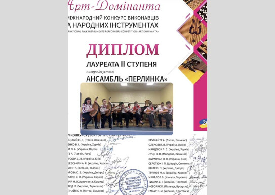 Переможці міжнародного конкурсу "Арт-Домінанта"