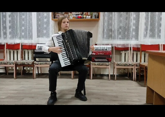 «Недільний Луна-парк» - Євгенія Черняєва. Народний відділ (баян, акордеон)