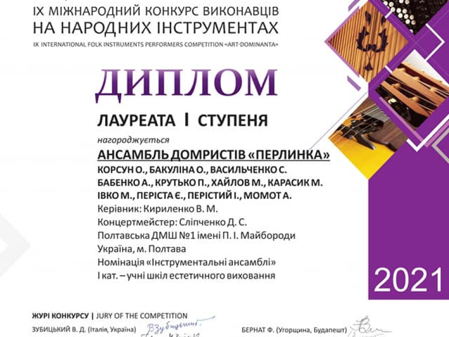 Чергові перемоги в онлайн конкурсах!!!