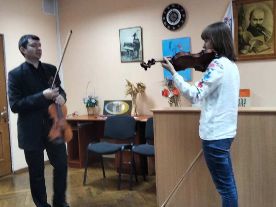 Майстер клас в Полтавському музичному коледжі ім.М.В.Лисенка