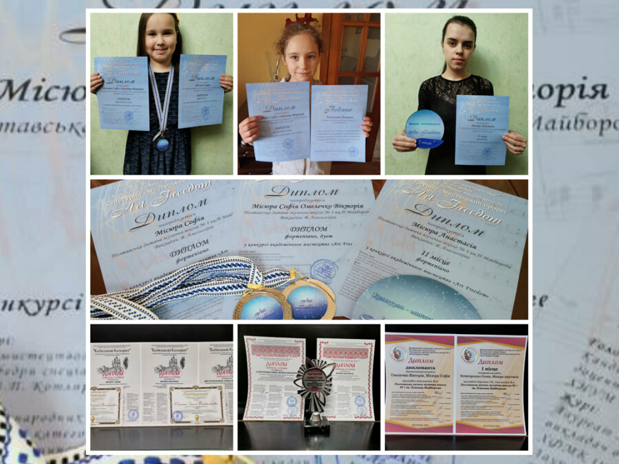 Вітаємо переможців "Art Freedom" , "Чарівний Камертон", "Київський Колорит"